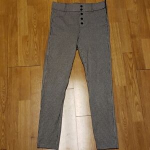 NWT Zara Trafaluc houndstooth leggings sz small